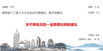 2018两会 关于降低五险一金缴费比例的建议 湖南省政府门户网站专题